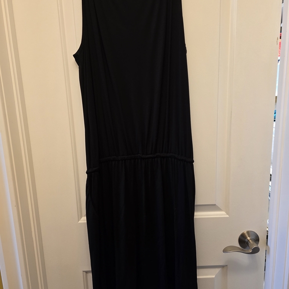 Miik - Red, Pink, Blk & Blk Dot Sleeveless Bamboo Mini Dresses With Pockets - Picture 8 of 13